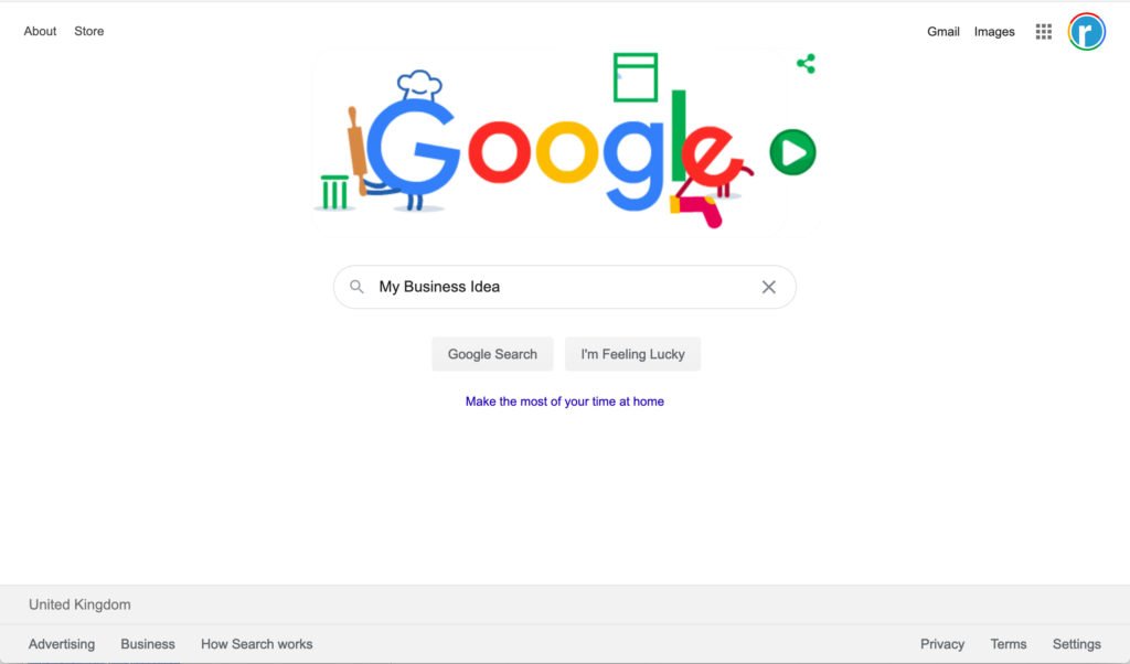 Google Home Page for SEO
