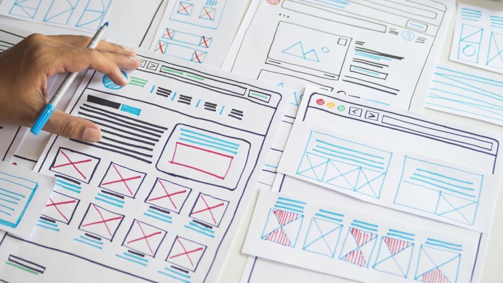 Web Design Interface Plans
