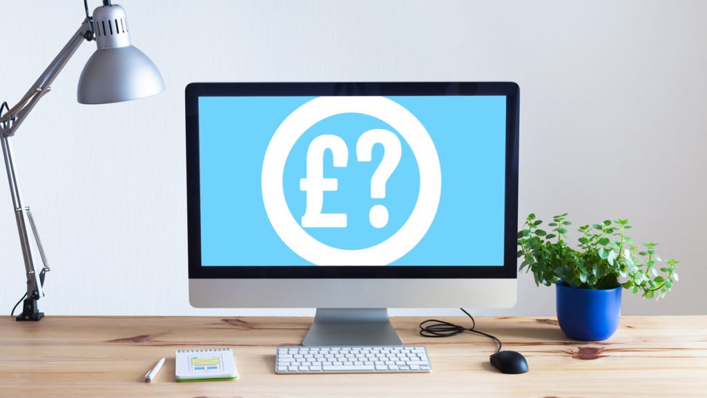 How much does a website cost? - graphic