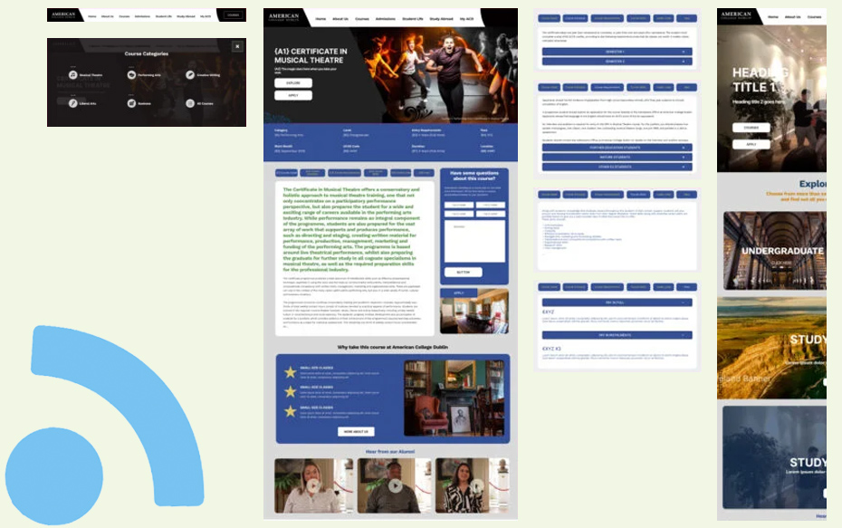 Website concepts